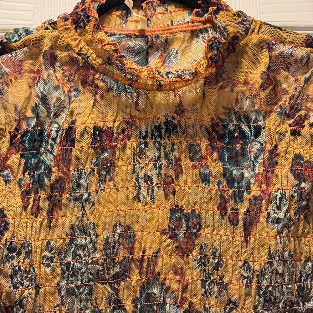 Free People Hello There Floral Top